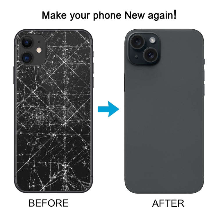 Back Cover with Appearance Imitation of iP15 Pro for iPhone 11(White)