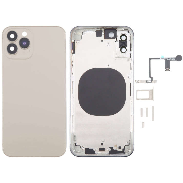 Back Cover with Appearance Imitation of iP15 Pro for iPhone XS(Titanium)