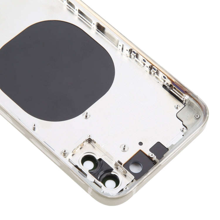 Back Cover with Appearance Imitation of iP15 Pro for iPhone XS(Titanium)