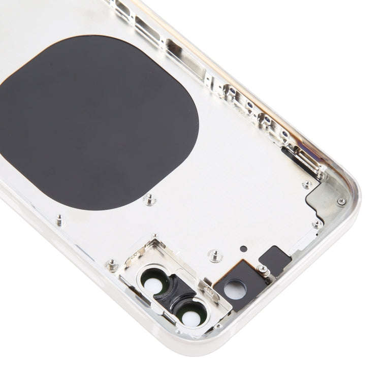 Back Cover with Appearance Imitation of iP15 Pro for iPhone XS(White)