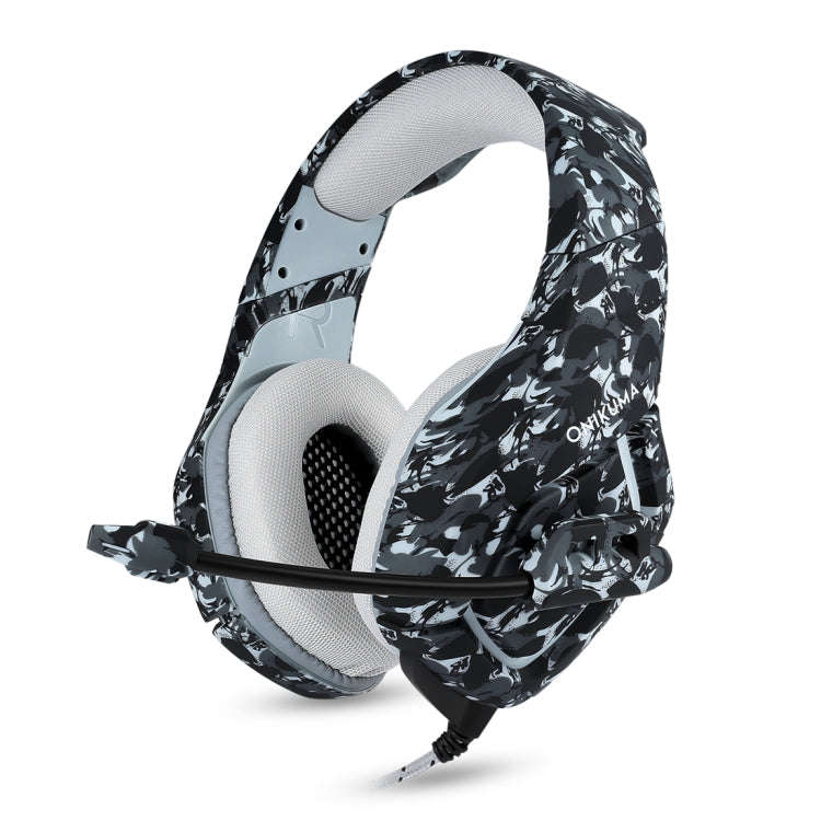 ONIKUMA K1 Deep Bass Noise Canceling Gaming Headphone with Microphone, For PS4, Smartphone, Table...
