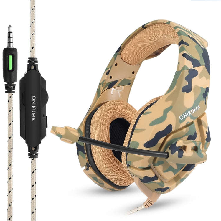 ONIKUMA K1 Deep Bass Noise Canceling Gaming Headphone with Microphone, For PS4, Smartphone, Table...