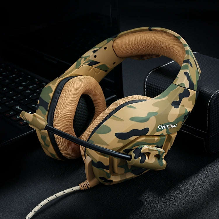 ONIKUMA K1 Deep Bass Noise Canceling Gaming Headphone with Microphone, For PS4, Smartphone, Table...