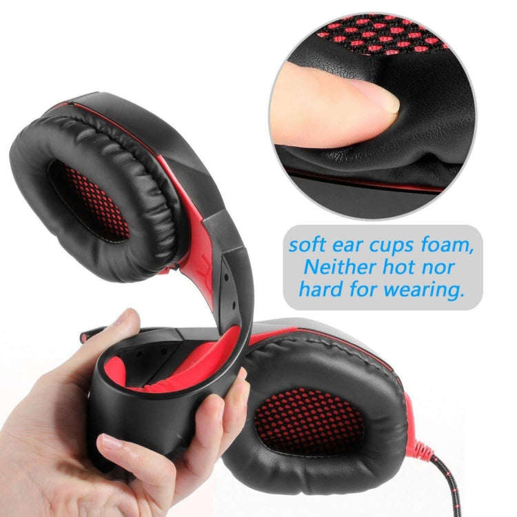 ONIKUMA K1-B Deep Bass Noise Canceling Camouflage Gaming Headphone with Microphone(Black Red)