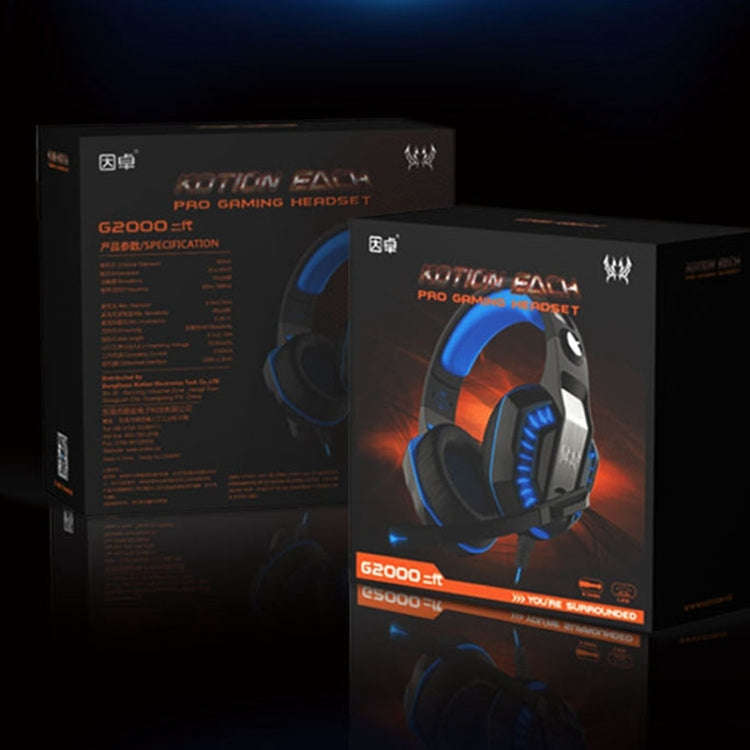 KOTION EACH G2000 Stereo Bass Gaming Headphone with Microphone & LED Light, For PS4, Smartphone, ...