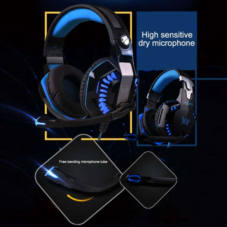 KOTION EACH G2000 Stereo Bass Gaming Headphone with Microphone & LED Light, For PS4, Smartphone, ...