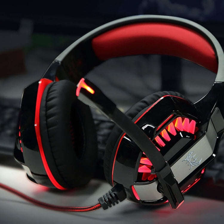 KOTION EACH G2000 Stereo Bass Gaming Headphone with Microphone & LED Light, For PS4, Smartphone, ...
