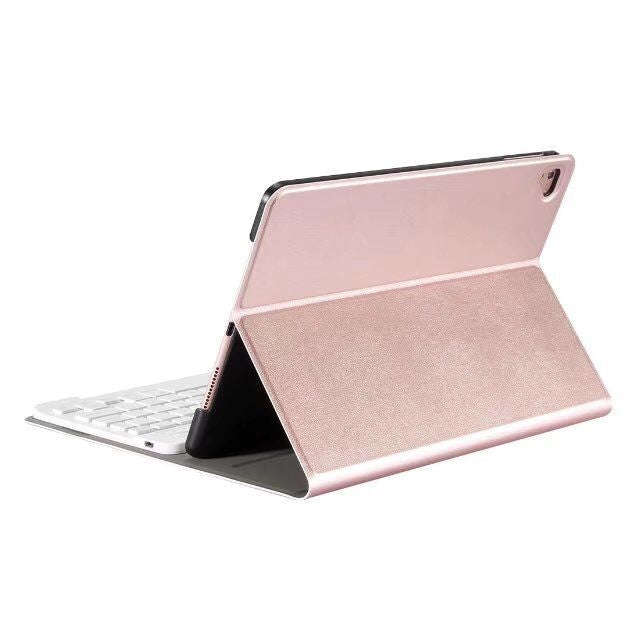 Detachable Bluetooth Keyboard + Horizontal Flip Leather Tablet Case with Holder for iPad Pro 9.7 ...
