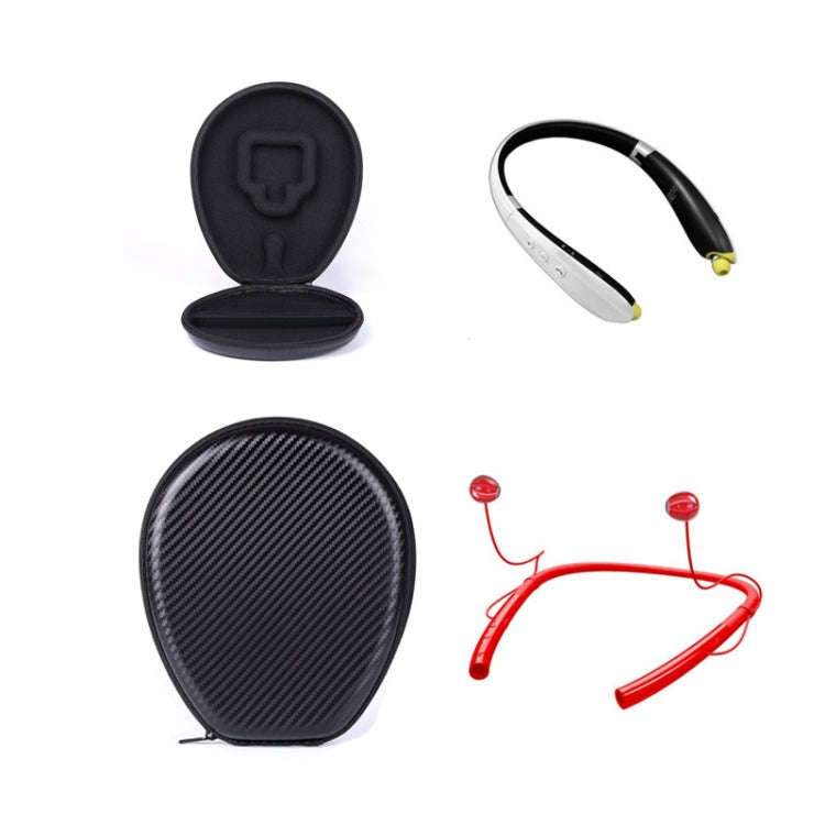 Universal Portable Grass Mat Texture EVA Shockproof Wireless Bluetooth Hanging Neck Sports Earpho...