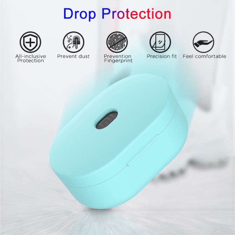 Silicone Charging Box Protective Case for Xiaomi Redmi AirDots / AirDots S / AirDots 2(Pink)