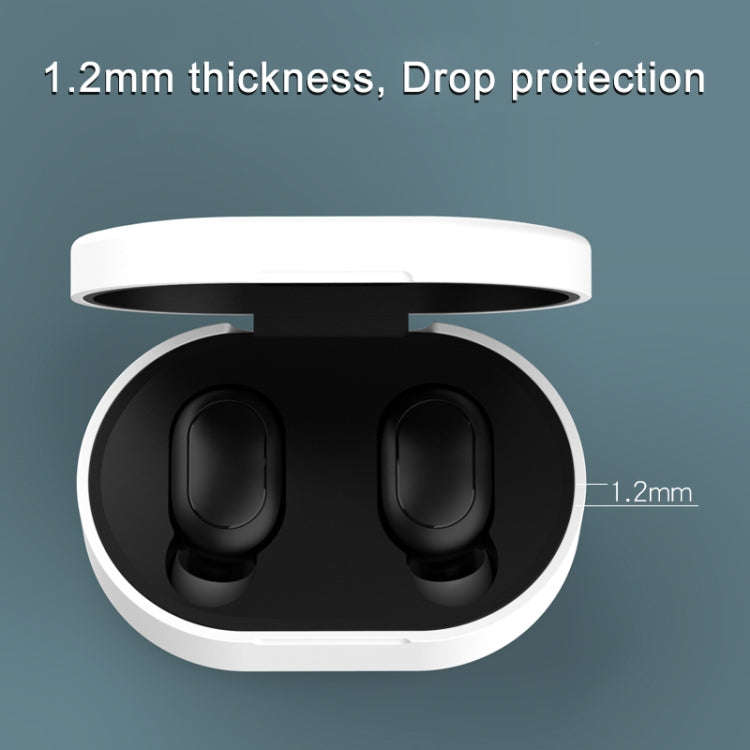 Silicone Charging Box Protective Case for Xiaomi Redmi AirDots / AirDots S / AirDots 2(Pink)
