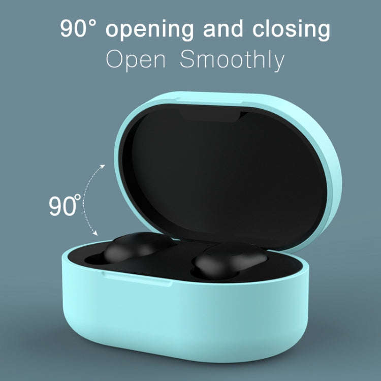 Silicone Charging Box Protective Case for Xiaomi Redmi AirDots / AirDots S / AirDots 2(Pink)