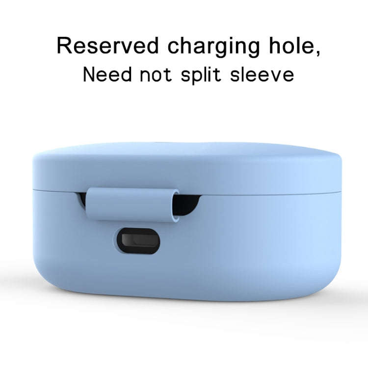 Silicone Charging Box Protective Case for Xiaomi Redmi AirDots / AirDots S / AirDots 2(Red)