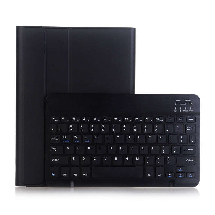 A102 For iPad 10.2 inch Ultra-thin Detachable Bluetooth Keyboard Leather Tablet Case with Stand F...