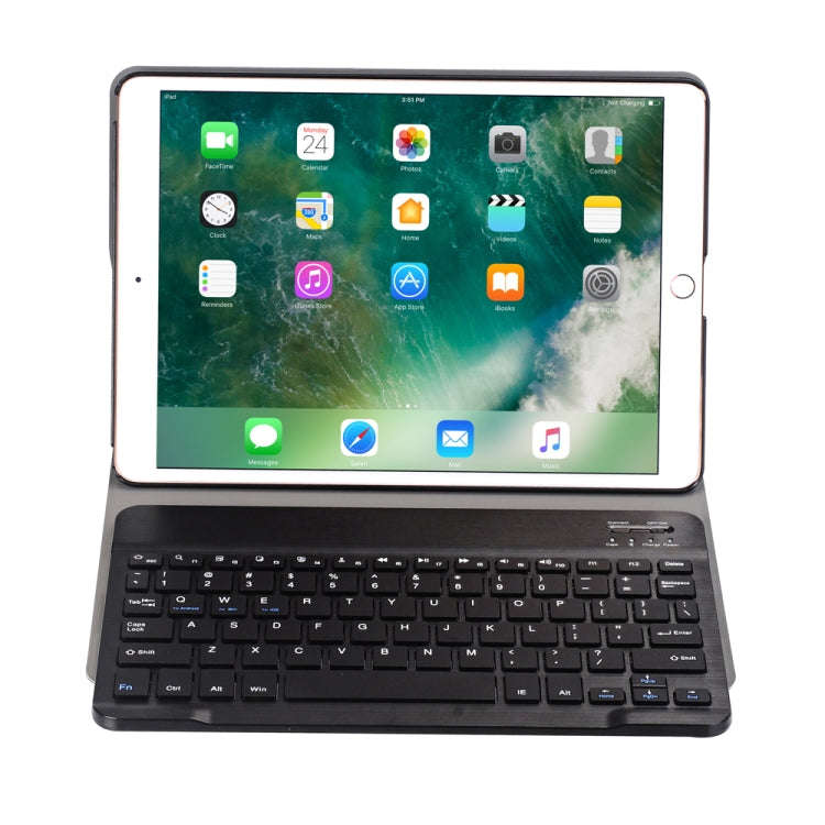 A102 For iPad 10.2 inch Ultra-thin Detachable Bluetooth Keyboard Leather Tablet Case with Stand F...