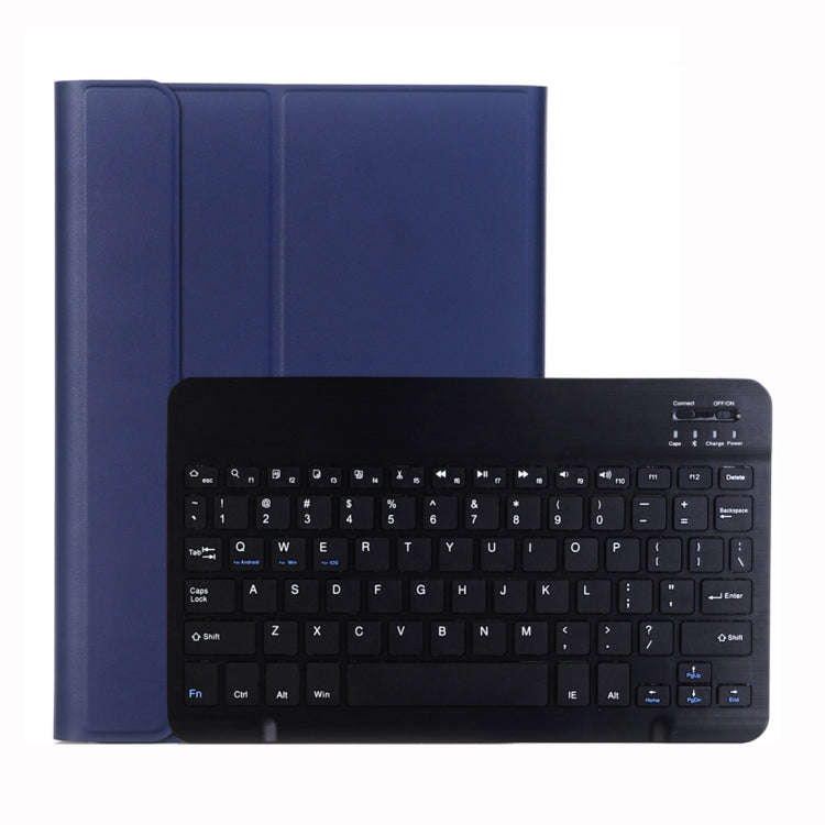A102 For iPad 10.2 inch Ultra-thin Detachable Bluetooth Keyboard Leather Tablet Case with Stand F...