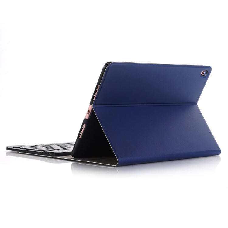 A102 For iPad 10.2 inch Ultra-thin Detachable Bluetooth Keyboard Leather Tablet Case with Stand F...