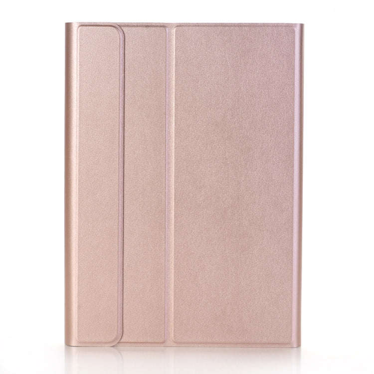 A102 For iPad 10.2 inch Ultra-thin Detachable Bluetooth Keyboard Leather Tablet Case with Stand F...