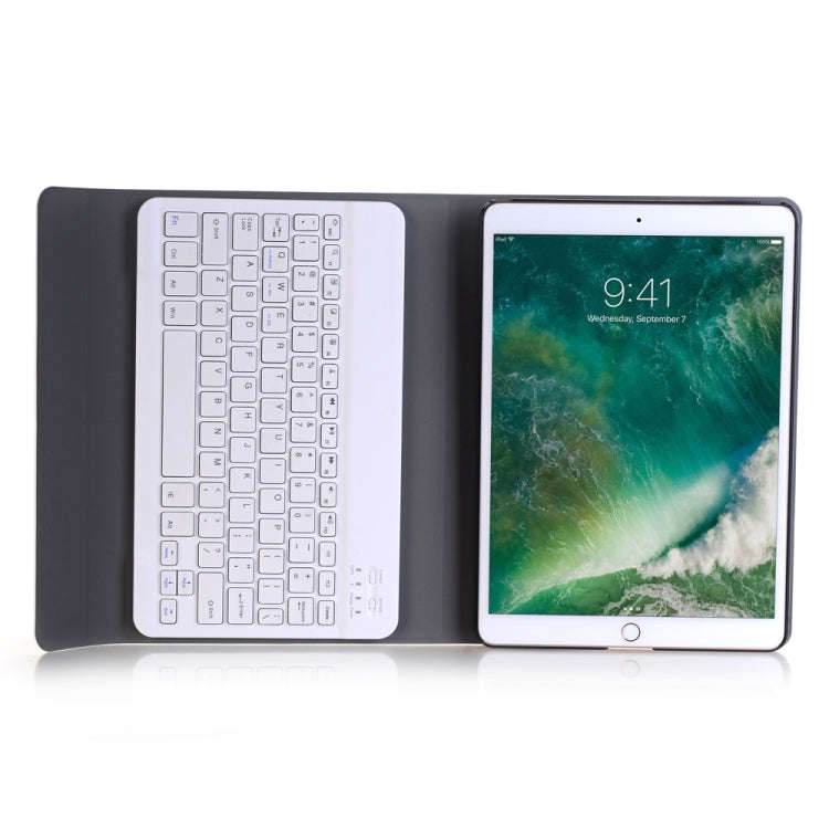 A102 For iPad 10.2 inch Ultra-thin Detachable Bluetooth Keyboard Leather Tablet Case with Stand F...