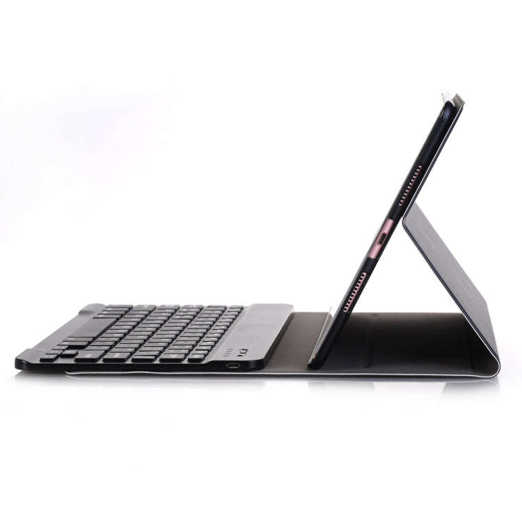 A102 For iPad 10.2 inch Ultra-thin Detachable Bluetooth Keyboard Leather Tablet Case with Stand F...