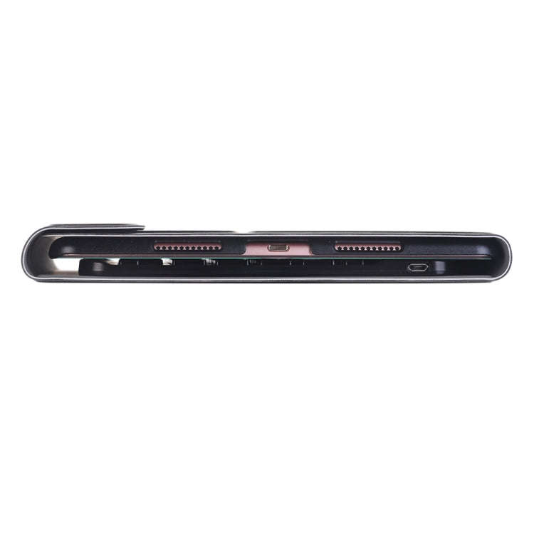 A102 For iPad 10.2 inch Ultra-thin Detachable Bluetooth Keyboard Leather Tablet Case with Stand F...