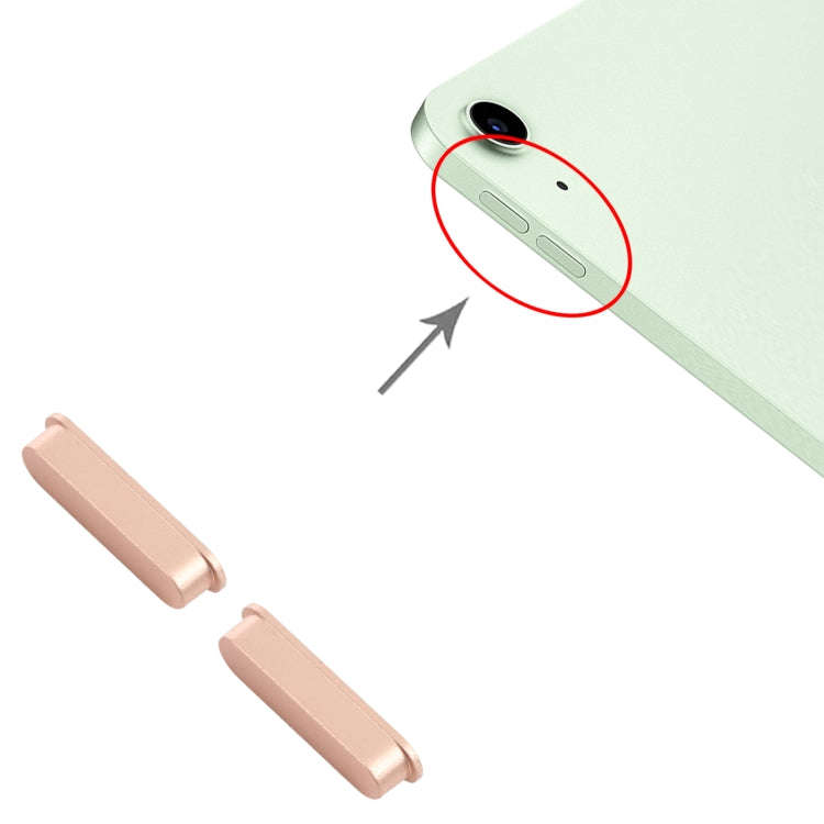 Volume Control Button for iPad Air 4 10.9 inch 2020 A2316 A2324 A2325 A2072 (Pink)