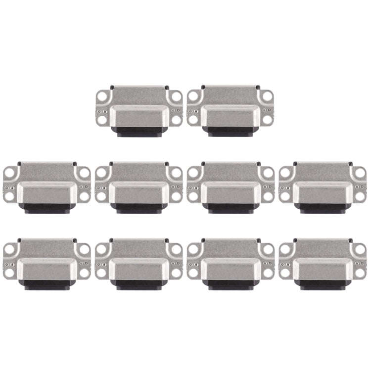 10 PCS Charging Port Connector for iPad Air 2(Black)