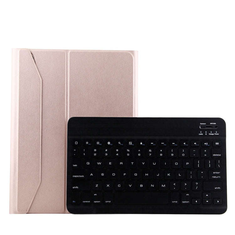 1130B Detachable Bluetooth 3.0 ABS Brushed Texture Keyboard + Lambskin Texture Leather Tablet Cas...