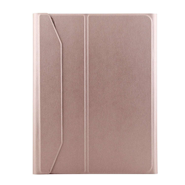1130B Detachable Bluetooth 3.0 ABS Brushed Texture Keyboard + Lambskin Texture Leather Tablet Cas...