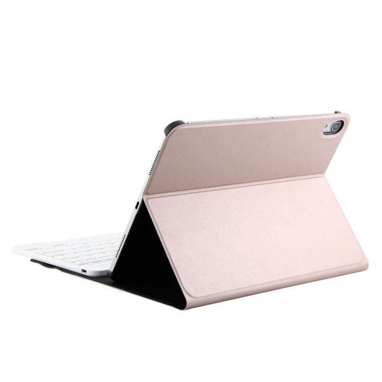 1130B Detachable Bluetooth 3.0 ABS Brushed Texture Keyboard + Lambskin Texture Leather Tablet Cas...