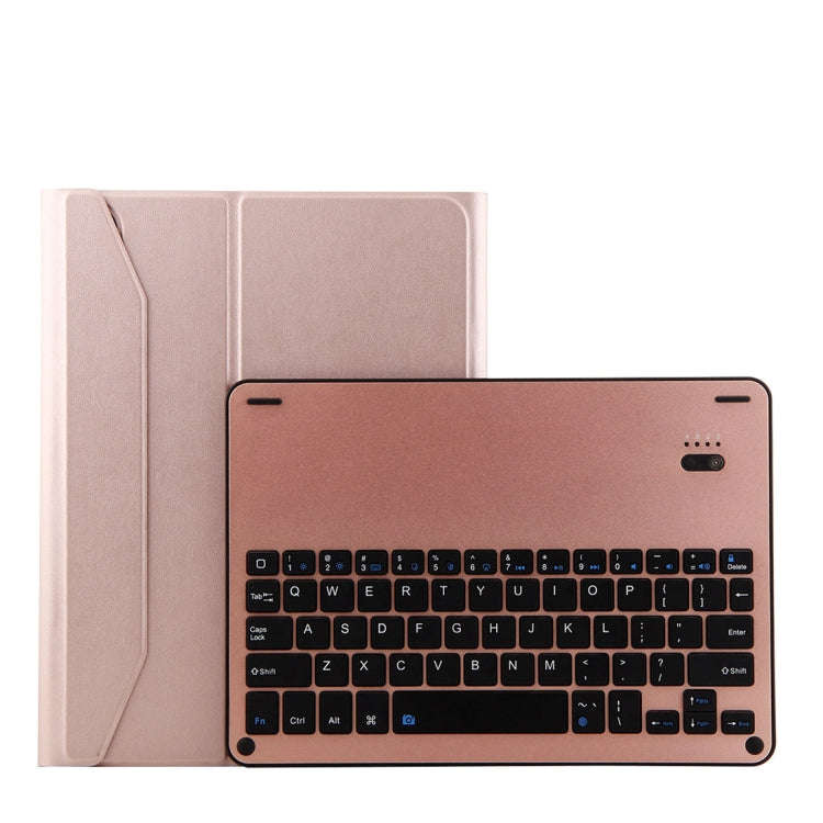 1139B Detachable Bluetooth 3.0 Aluminum Alloy Keyboard + Lambskin Texture Leather Tablet Case for...