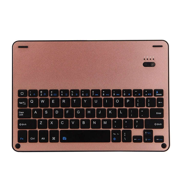 1139B Detachable Bluetooth 3.0 Aluminum Alloy Keyboard + Lambskin Texture Leather Tablet Case for...