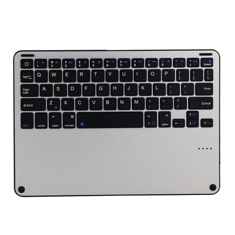 3018 Detachable Bluetooth 3.0 Aluminum Alloy Keyboard + Imitation Cloth Texture Leather Tablet Ca...