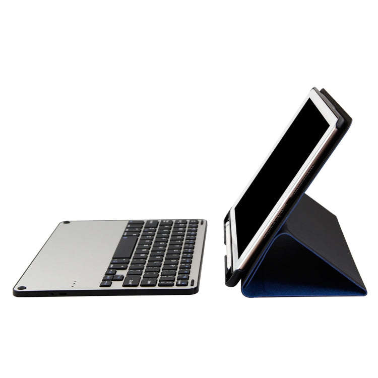3018 Detachable Bluetooth 3.0 Aluminum Alloy Keyboard + Imitation Cloth Texture Leather Tablet Ca...