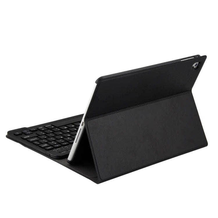 FT-1030 Bluetooth 3.0 ABS Brushed Texture Keyboard + Skin Texture Leather Tablet Case for iPad Ai...