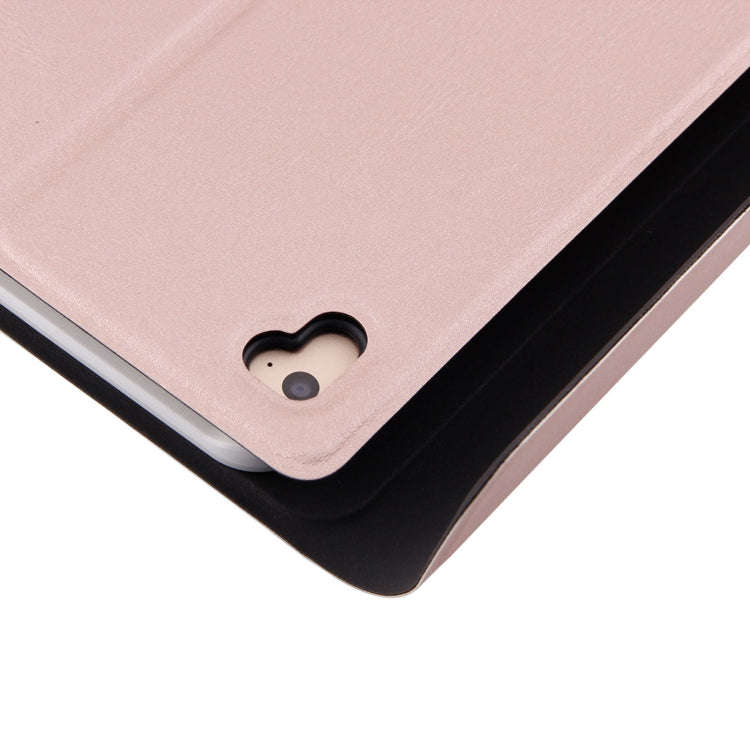 FT-1030 Bluetooth 3.0 ABS Brushed Texture Keyboard + Skin Texture Leather Tablet Case for iPad Ai...