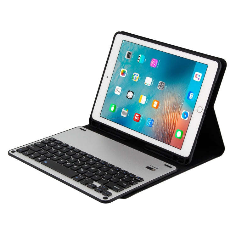 FT-1038E Detachable Bluetooth 3.0 Aluminum Alloy Keyboard + Lambskin Texture Leather Tablet Case ...