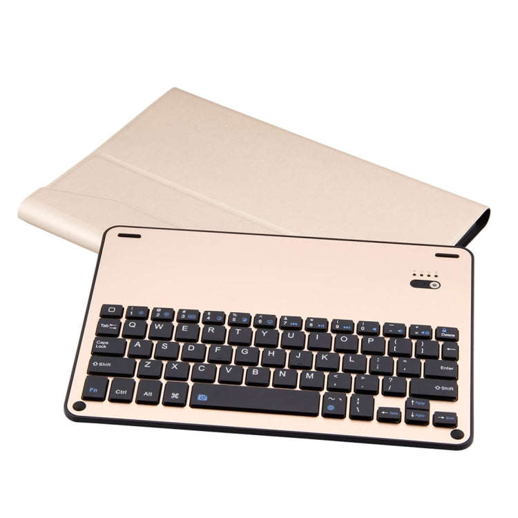 FT-1039B Detachable Bluetooth 3.0 Aluminum Alloy Keyboard + Lambskin Texture Leather Tablet Case ...