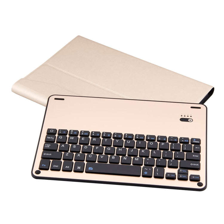 FT-1039B Detachable Bluetooth 3.0 Aluminum Alloy Keyboard + Lambskin Texture Leather Tablet Case ...