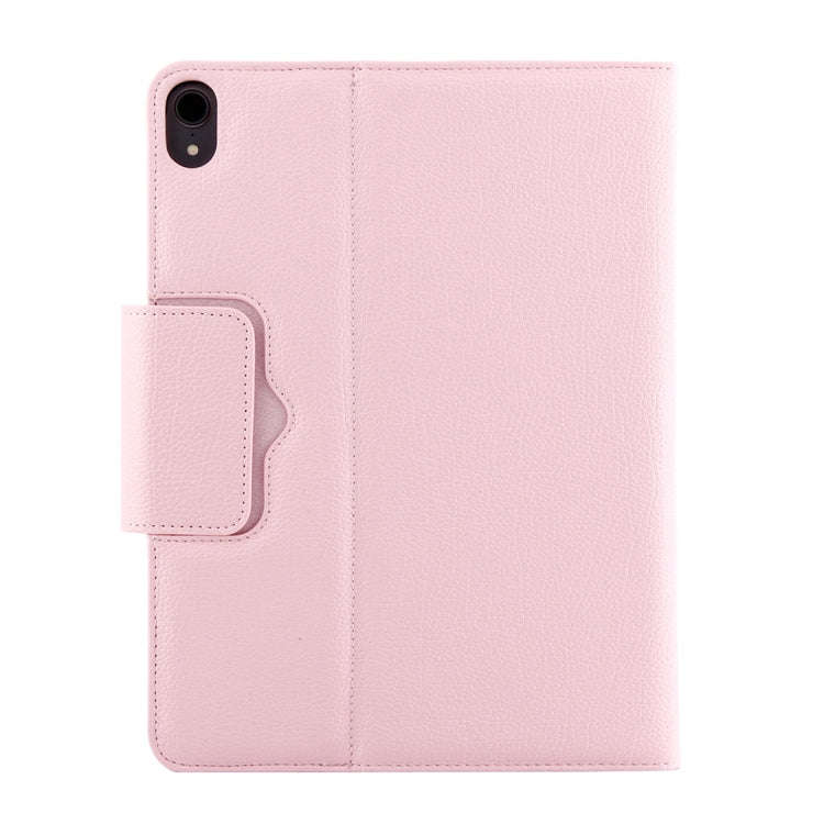 IP011 Detachable Bluetooth 3.0 ABS Keyboard + Litchi Texture Leather Tablet Case for iPad Pro 11 ...