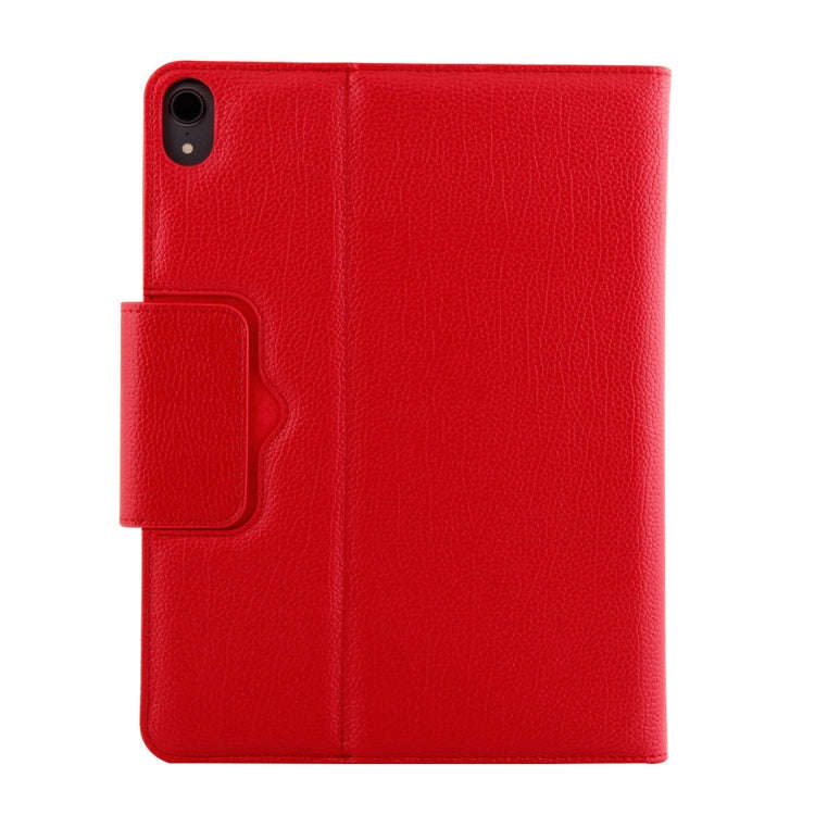 IP011 Detachable Bluetooth 3.0 ABS Keyboard + Litchi Texture Leather Tablet Case for iPad Pro 11 ...