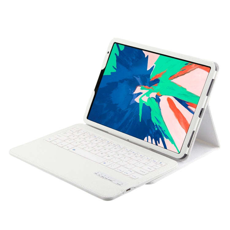IP011 Detachable Bluetooth 3.0 ABS Keyboard + Litchi Texture Leather Tablet Case for iPad Pro 11 ...