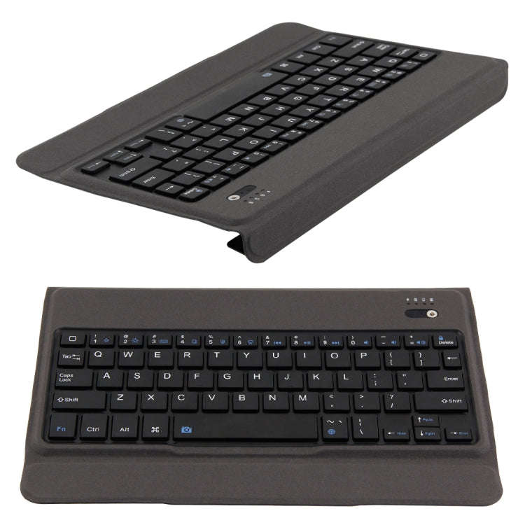 T-201 Detachable Bluetooth 3.0 Ultra-thin Keyboard + Lambskin Texture Leather Tablet Case for iPa...