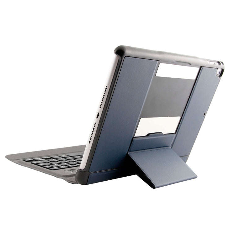 T-201 Detachable Bluetooth 3.0 Ultra-thin Keyboard + Lambskin Texture Leather Tablet Case for iPa...
