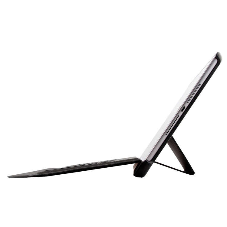 T-201 Detachable Bluetooth 3.0 Ultra-thin Keyboard + Lambskin Texture Leather Tablet Case for iPa...
