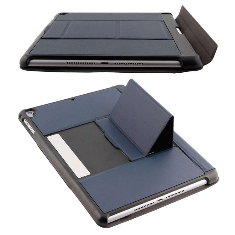 T-201D Detachable Bluetooth 3.0 Ultra-thin Keyboard + Lambskin Texture Leather Tablet Case for iP...