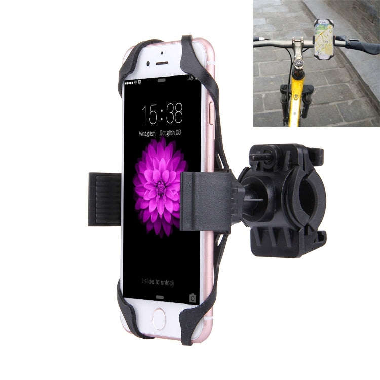 360 Degree Rotation Bicycle Phone Holder with Flexible Stretching Clip for iPhone 7 & 7 Plus / iP...