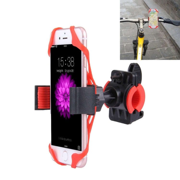 360 Degree Rotation Bicycle Phone Holder with Flexible Stretching Clip for iPhone 7 & 7 Plus / iP...