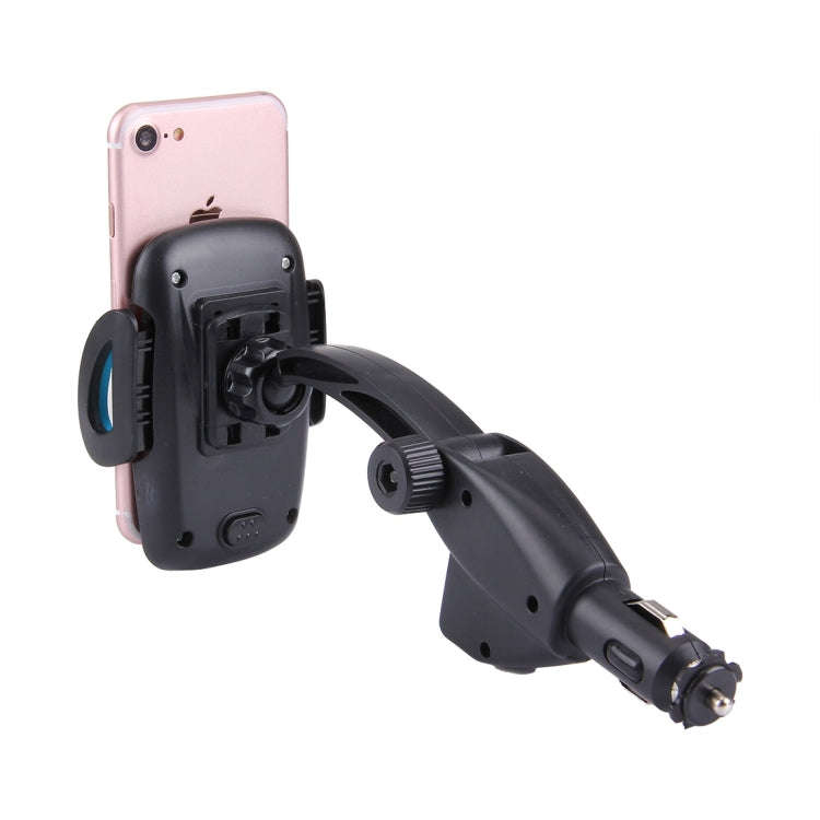 HC006 2 in 1 Car Charger & 360 Rotation Holder, Random Color Delivery, For iPhone, Galaxy, Huawei...