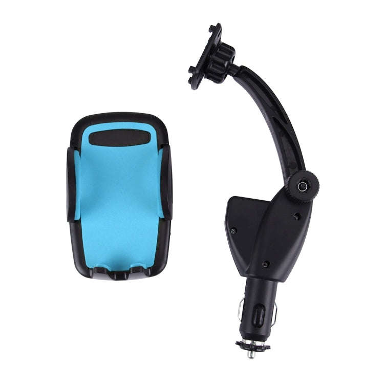HC006 2 in 1 Car Charger & 360 Rotation Holder, Random Color Delivery, For iPhone, Galaxy, Huawei...